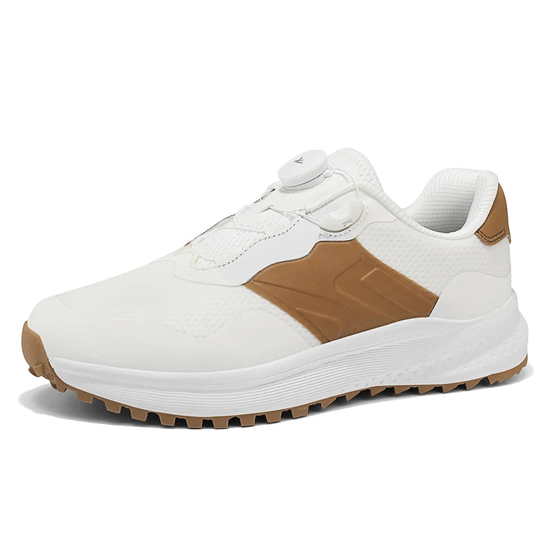 Professional Men's Golf Shoes Leather