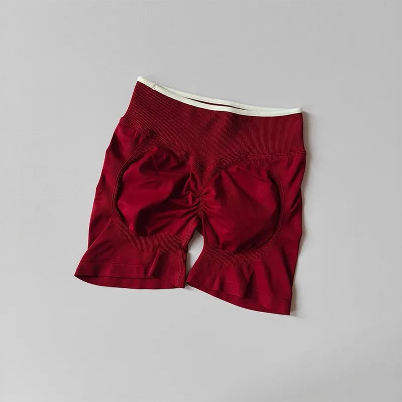 Women's High Waist Seamless Yoga Shorts
