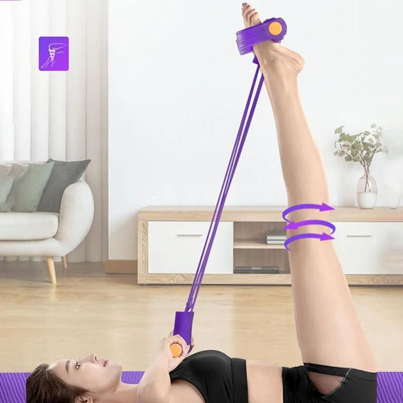 1pcs Multifunctional Yoga Pedal Resistance Band
