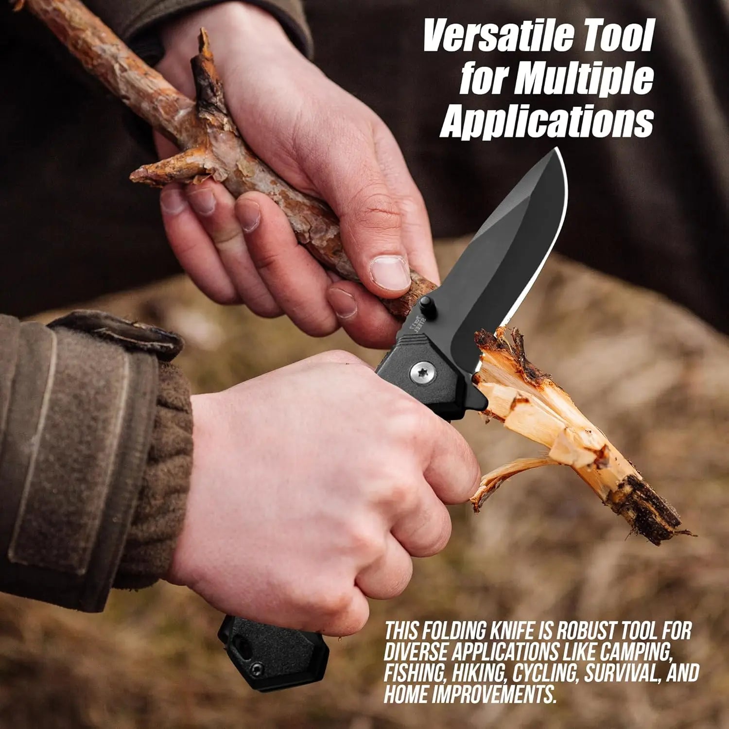 Folding pocket knife with pocket clip