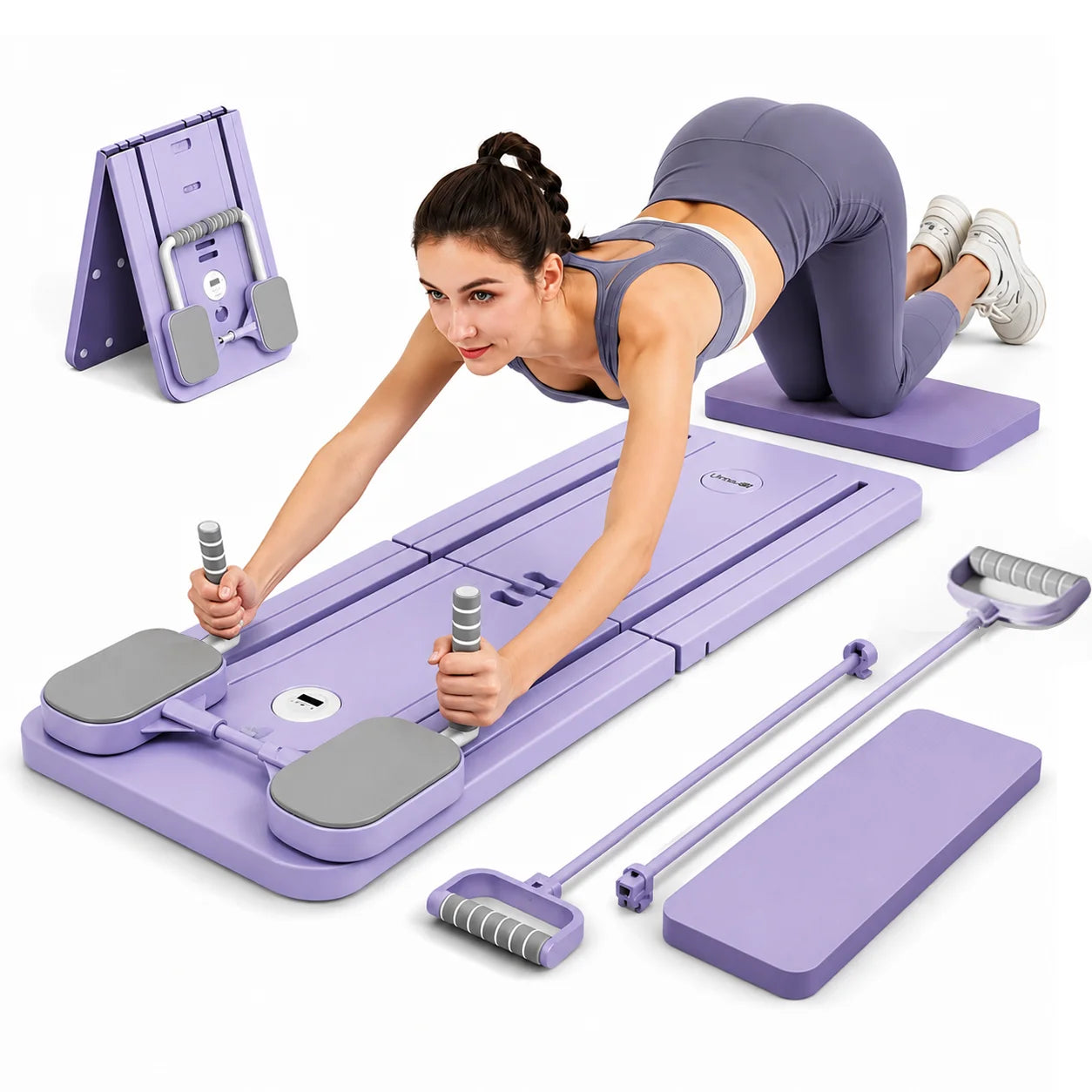 Multifunctional Pilates Board with Count Timer