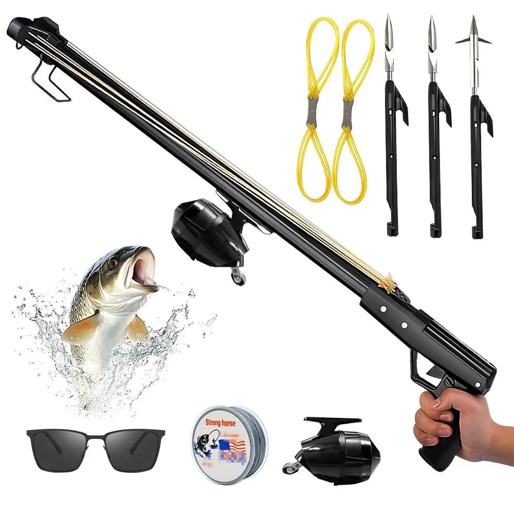 Fishing Slingshot Rod with Reel Long