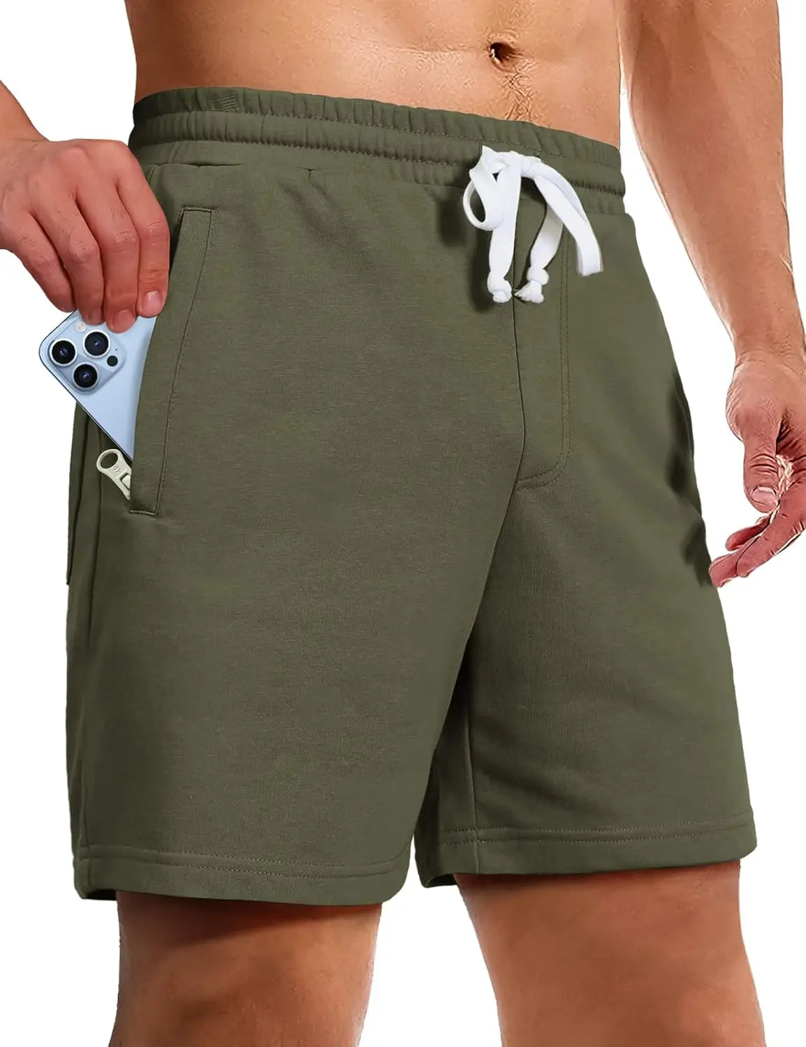 Sweat Shorts for Men 5 Inch Inseam