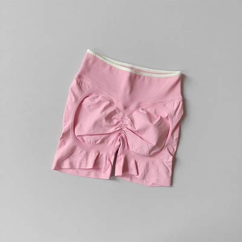 Women's High Waist Seamless Yoga Shorts