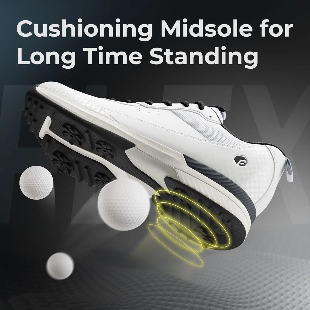 Men's Wide Golf Shoes  Water Resistant