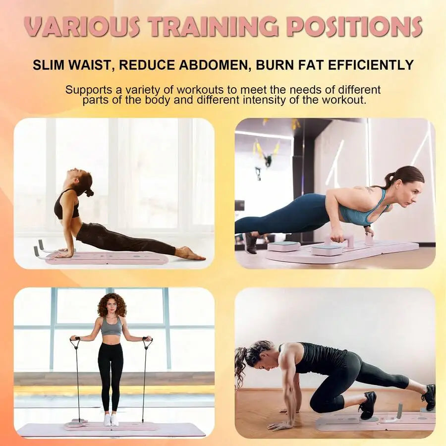 Pilates Board, 8-In-1 Multi-Functional