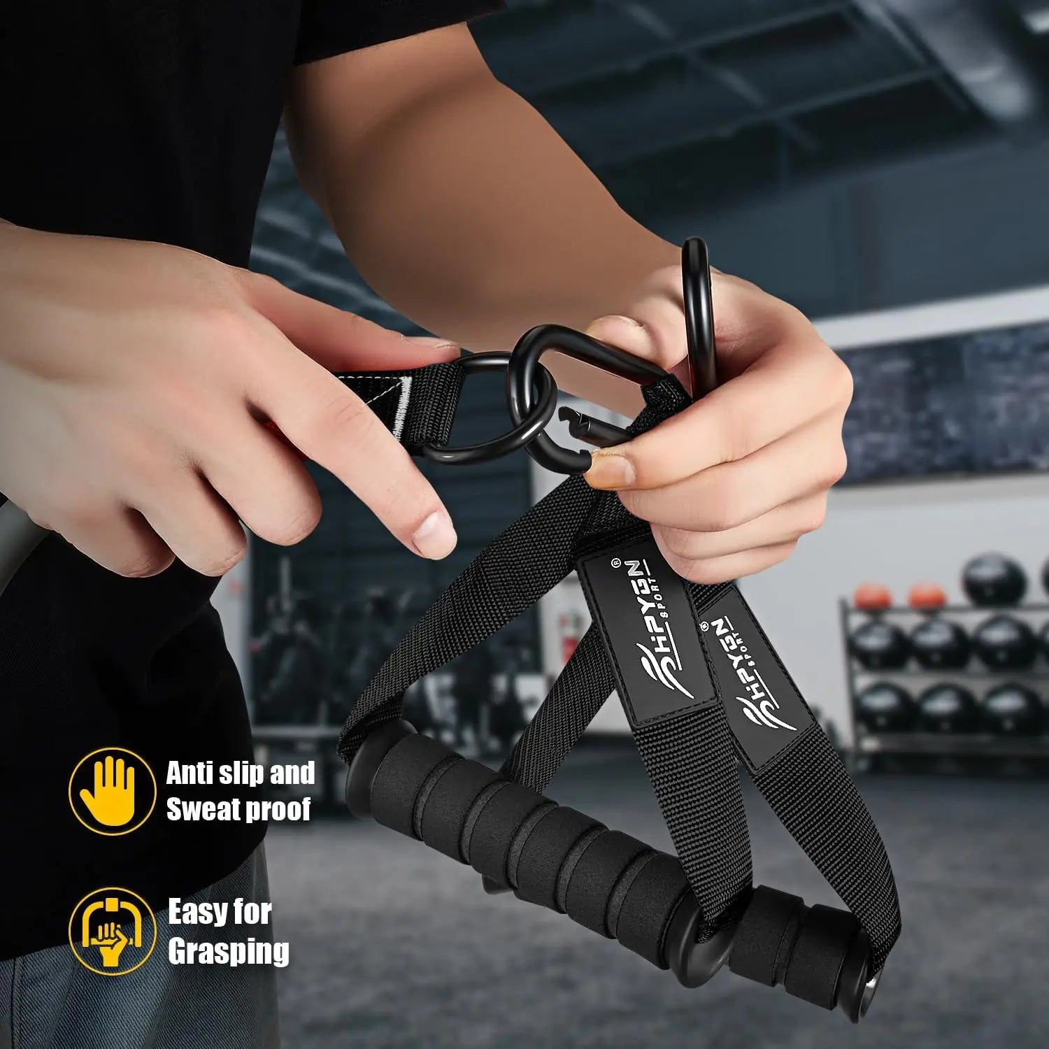 Heavy Resistance Bands Set, 300LBS