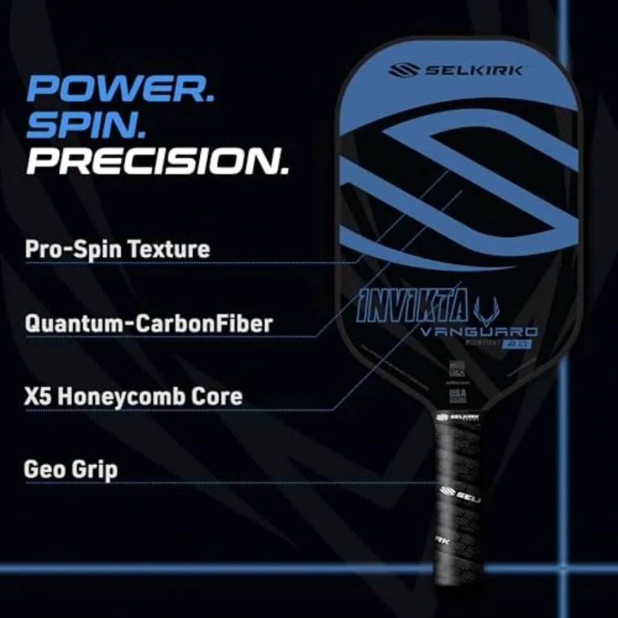 Pickleball Paddle Carbon Fiber X5 Core
