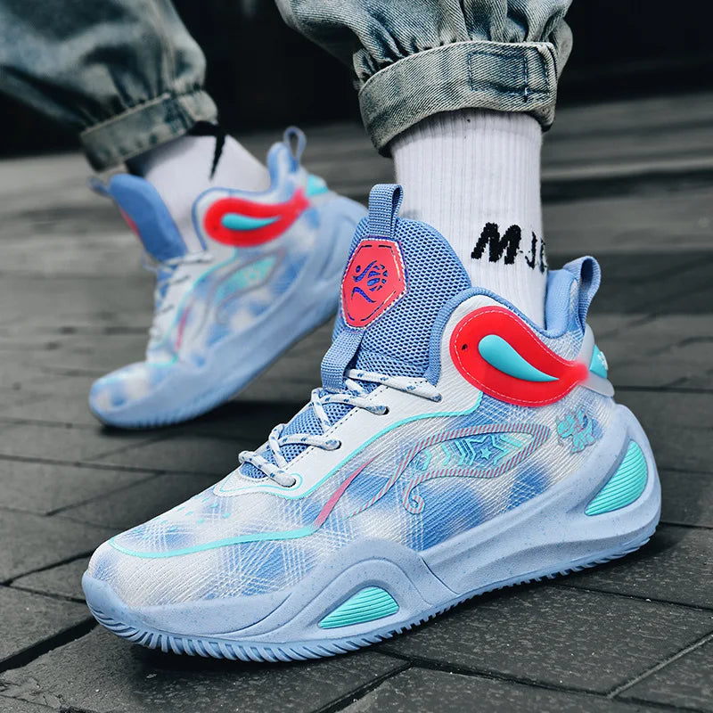 New Arrival Graffiti Basketball Shoes