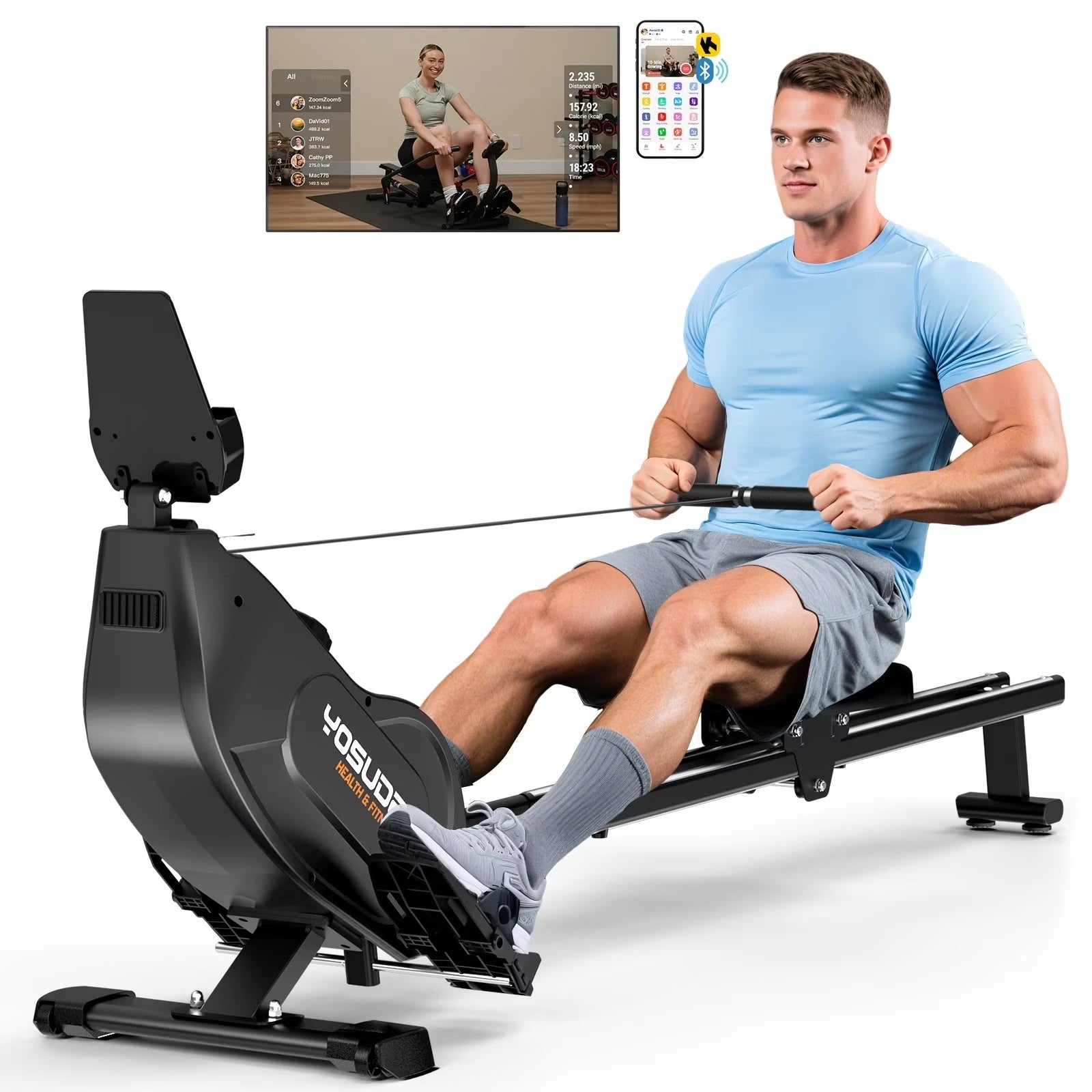 Magnetic Rowing Machine 350 LB Limit