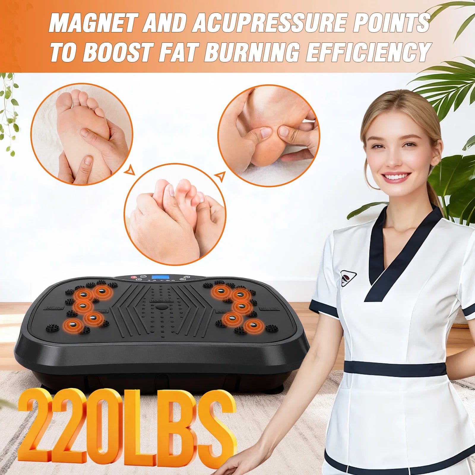 Portable Vibration Plate Exercise Machine