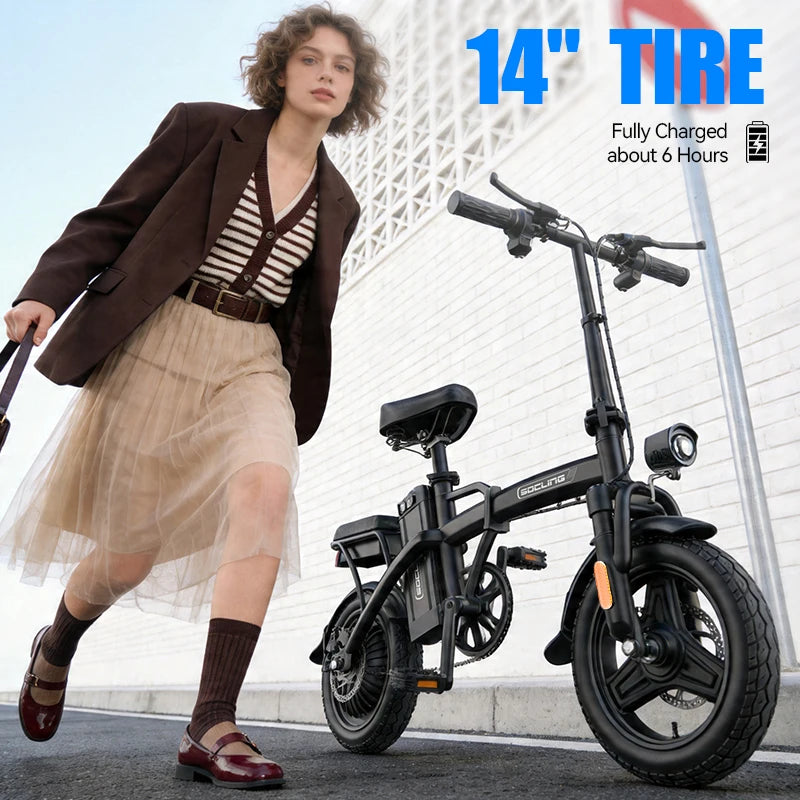 14'' Foldable Commuter Ebike 500W Motor