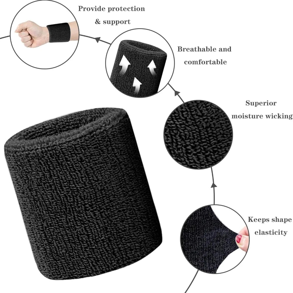 Cotton Wristbands for All Sports