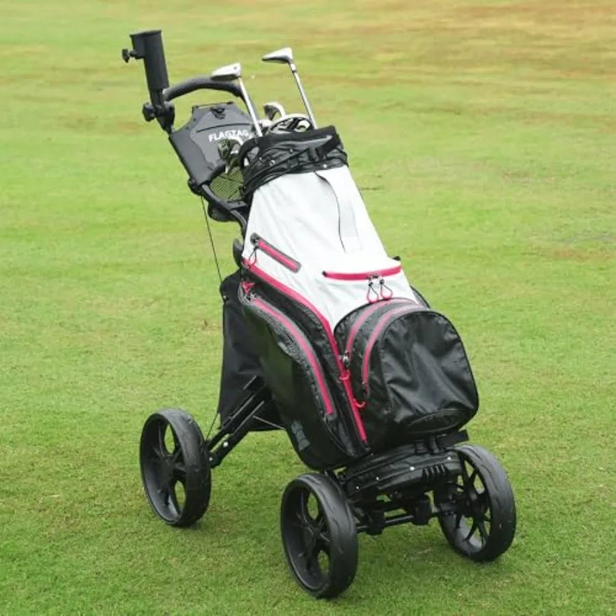 Golf Push Cart 4-Wheels, Folding