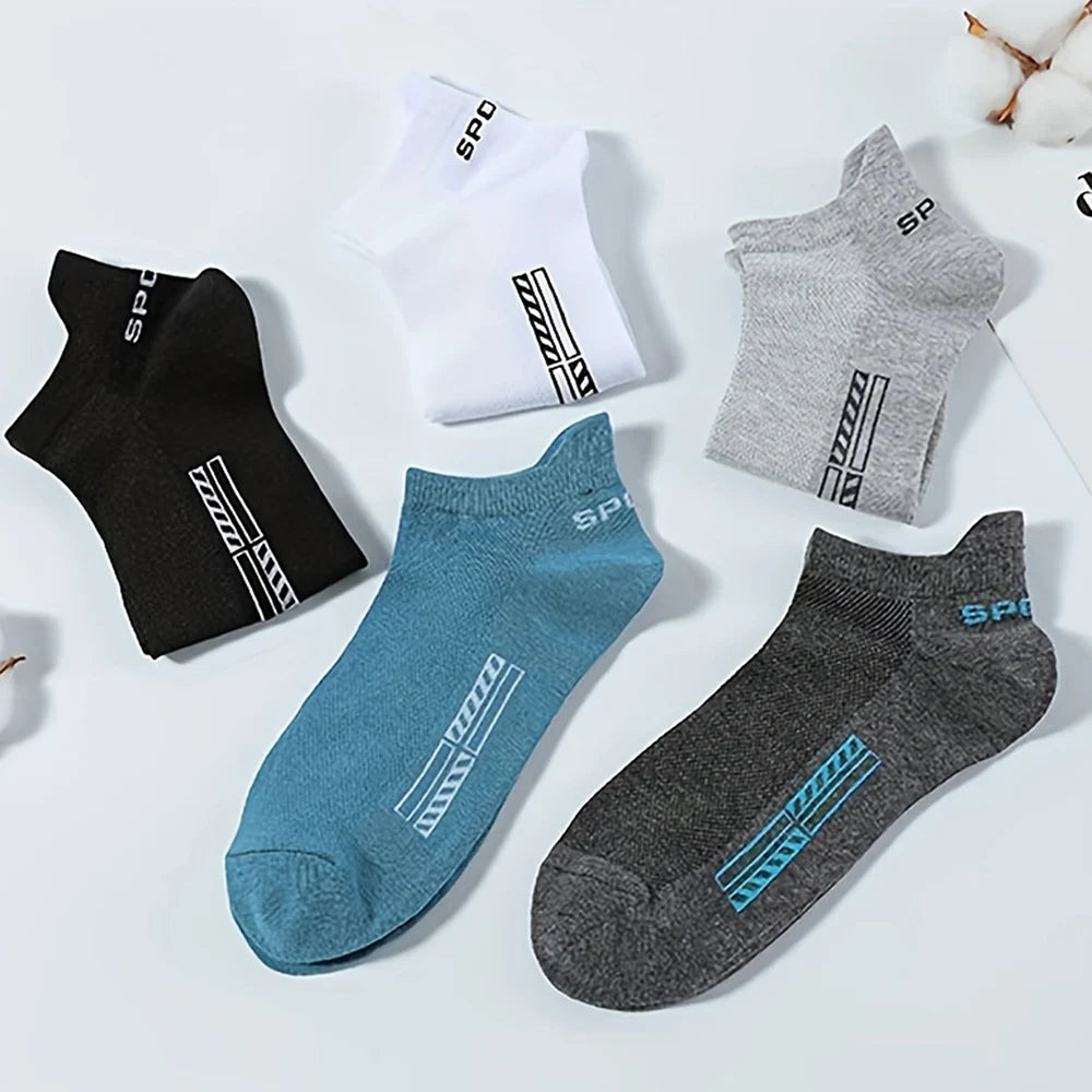 10 Pairs Men's Low Cut Ankle Socks