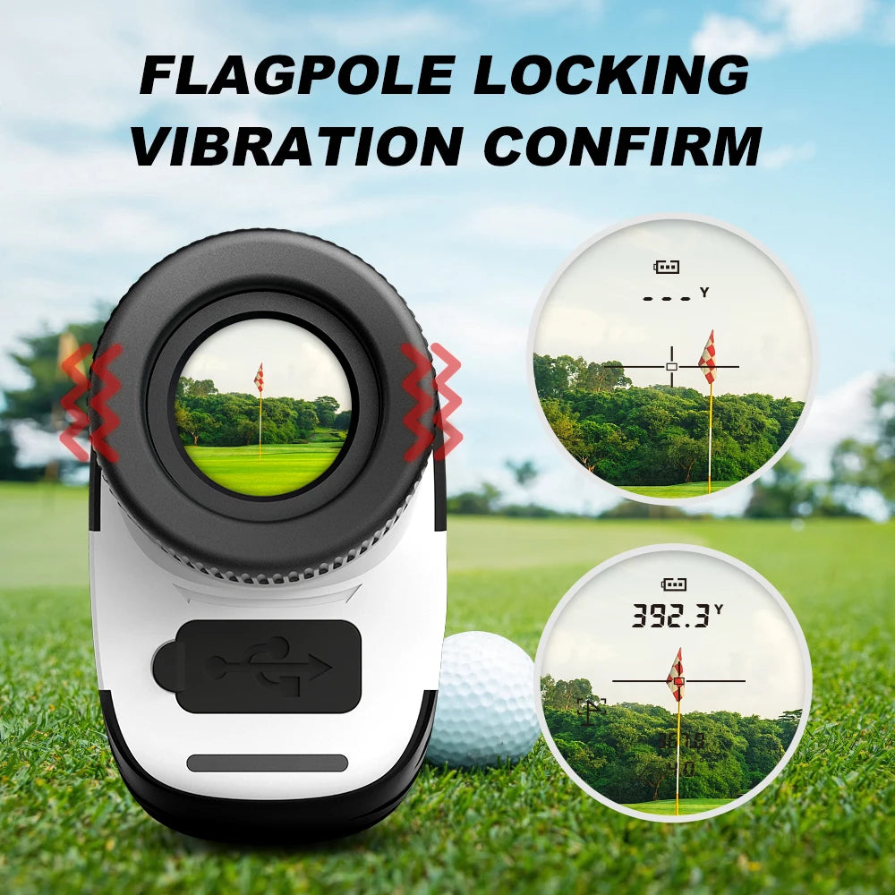 Golf Rangefinder with Angle Switch