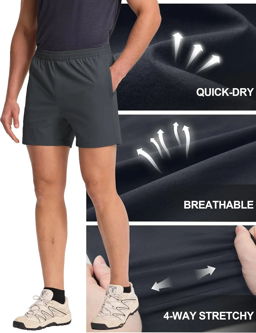 Men's Hiking Shorts 5" Quick Dry