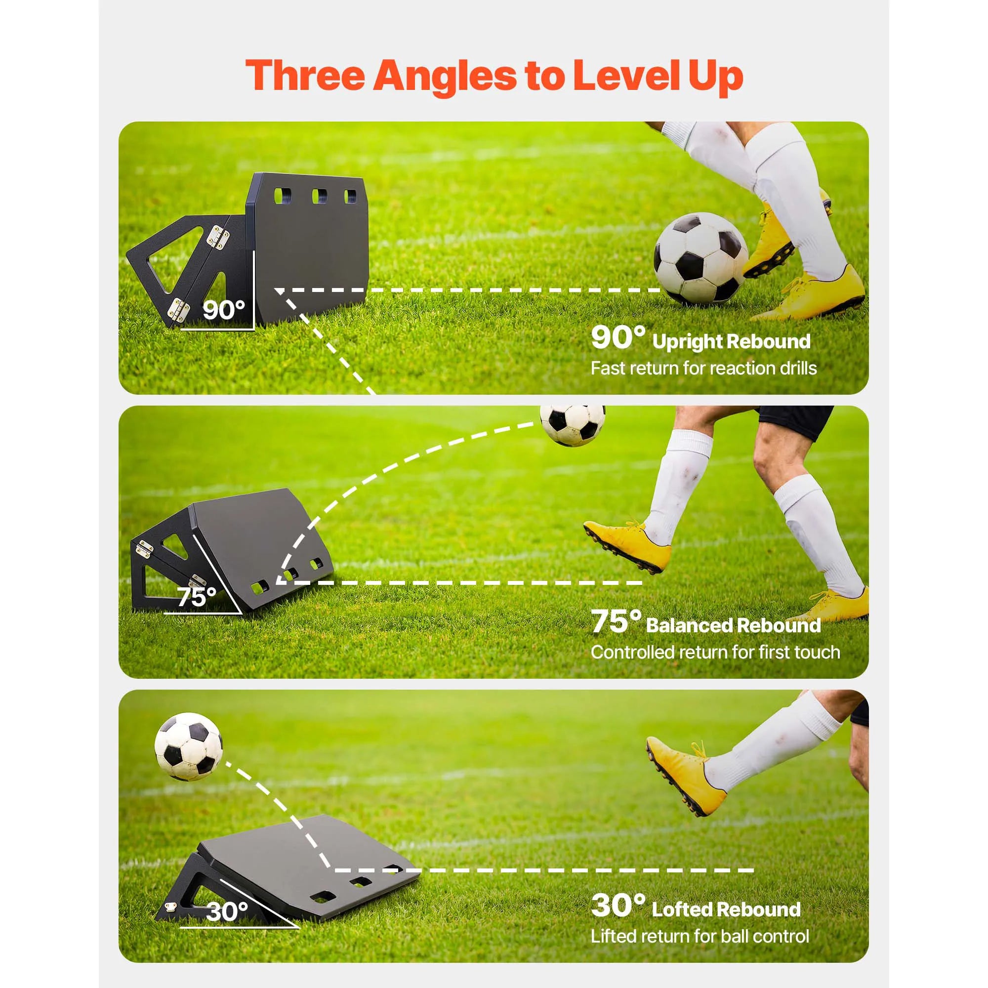 40x12in Portable Soccer Rebounder