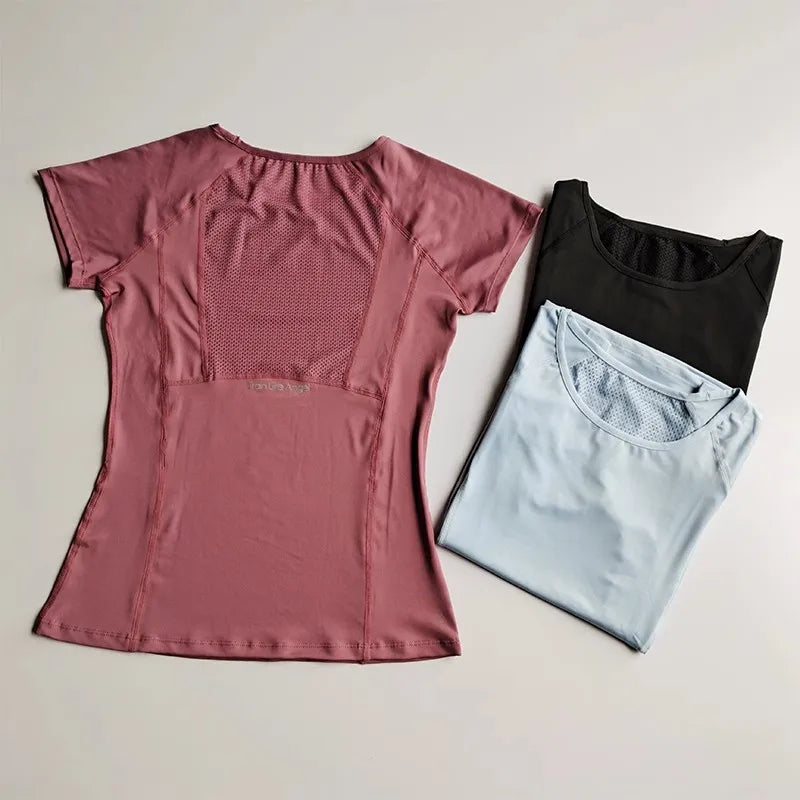 Women's  Fitness Short Sleeved Shirt