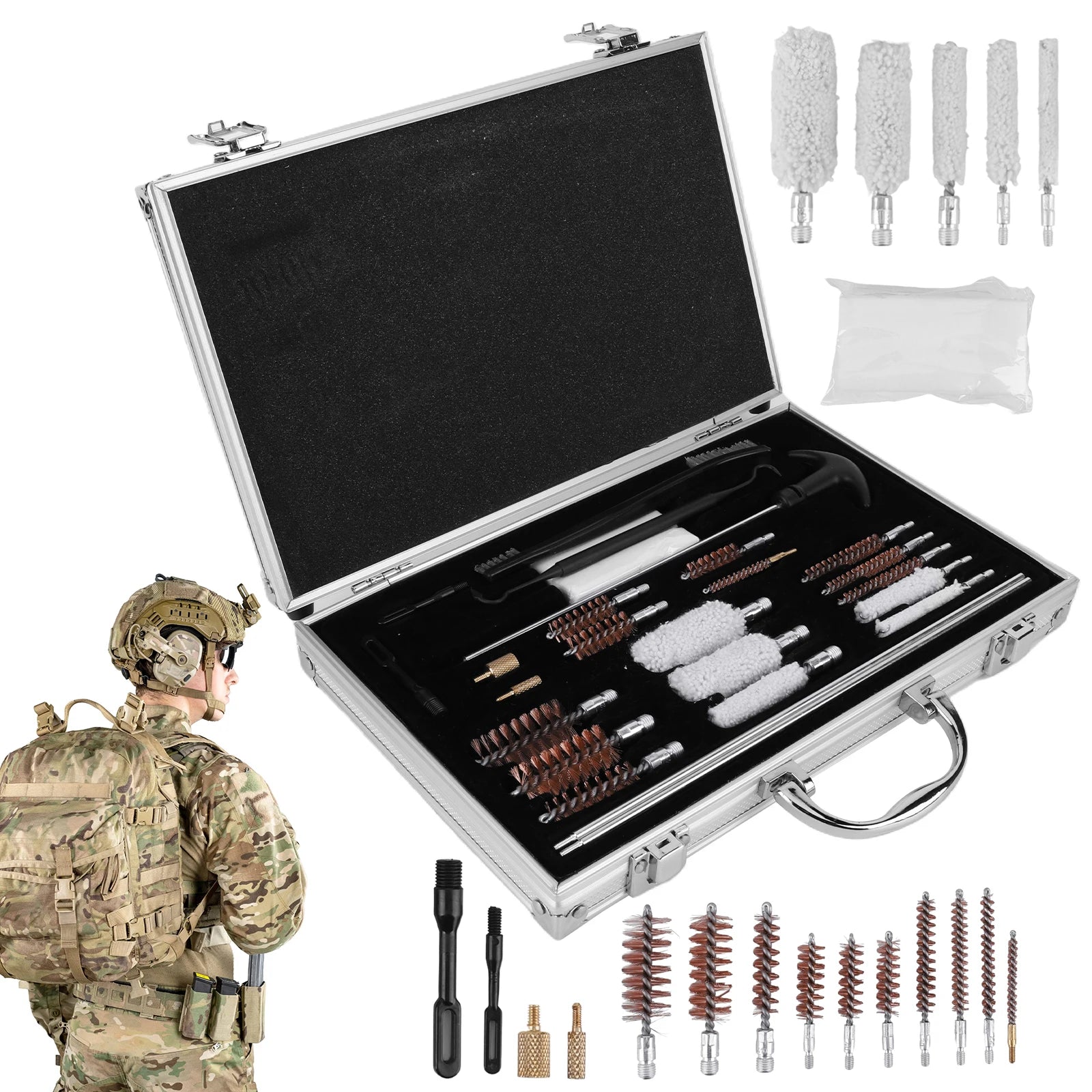 Pistol Handgun Shotgun Cleaning Kit Tool