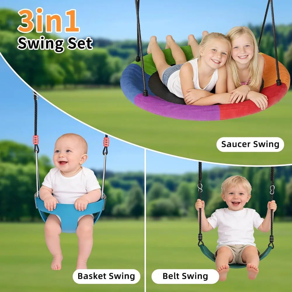 Heavy-Duty 440lbs Swing Frame Set