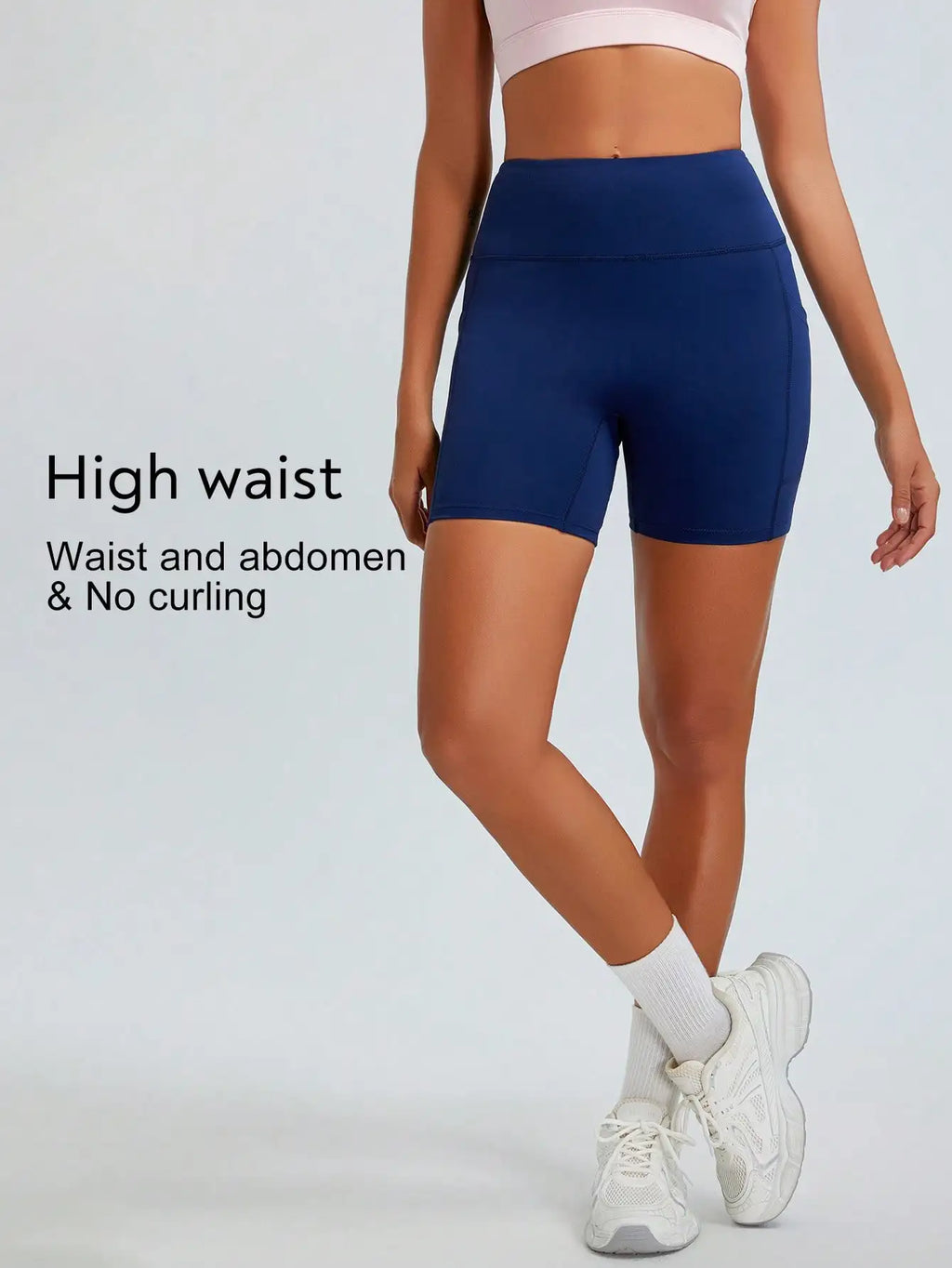 Women's High Waist Tight Cycling Shorts