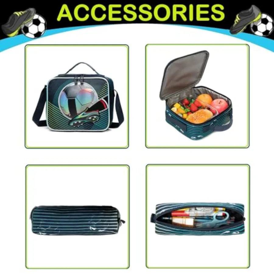 Football Backpacks Set for Boys