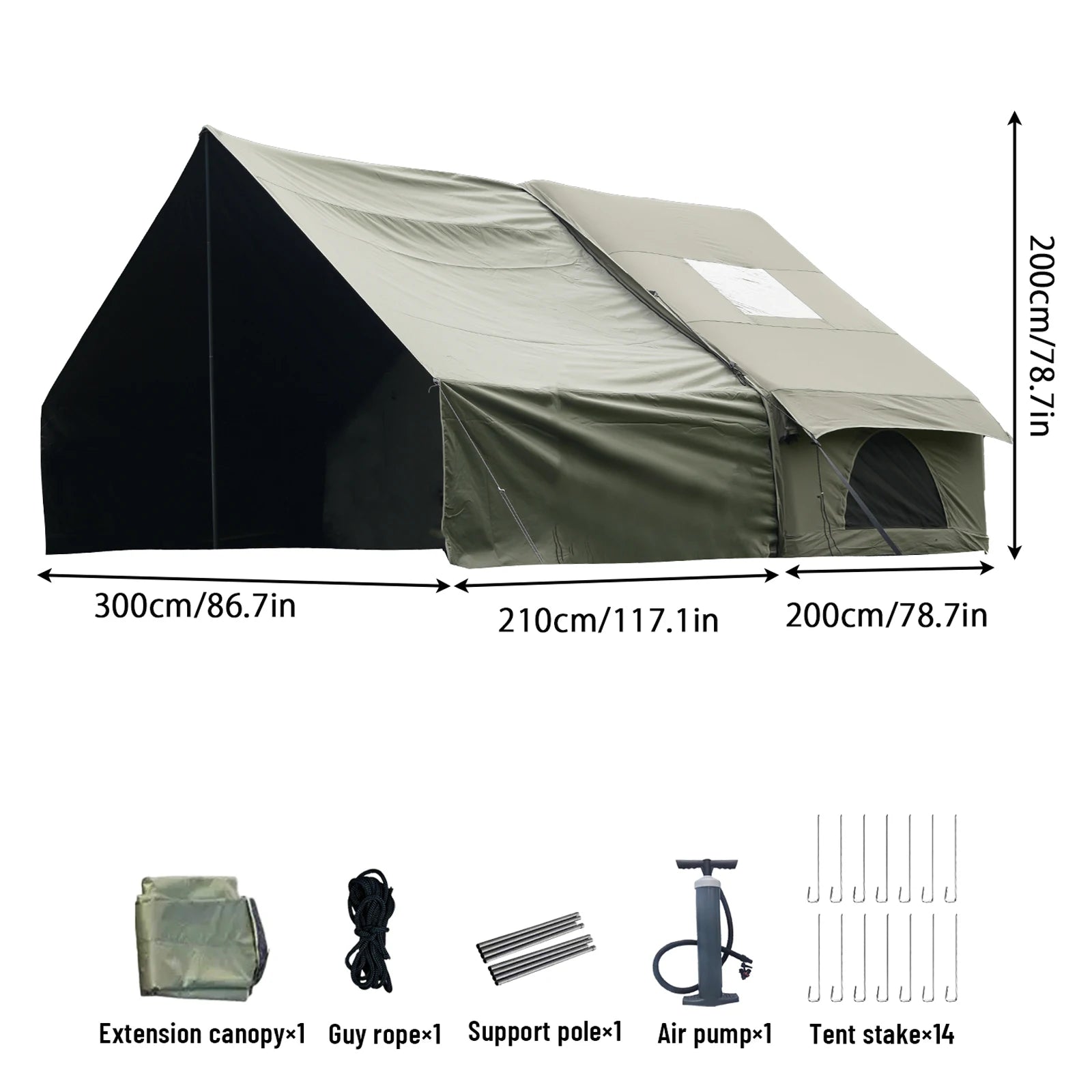 4-6 PersonOutdoor Family Luxury Tent