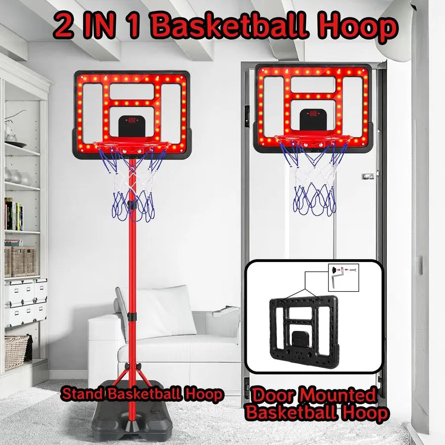 Toddler Indoor/Outdoor Basketball Hoop