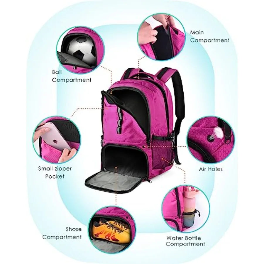 Soccer/ Basketball Backpack Sports Bag