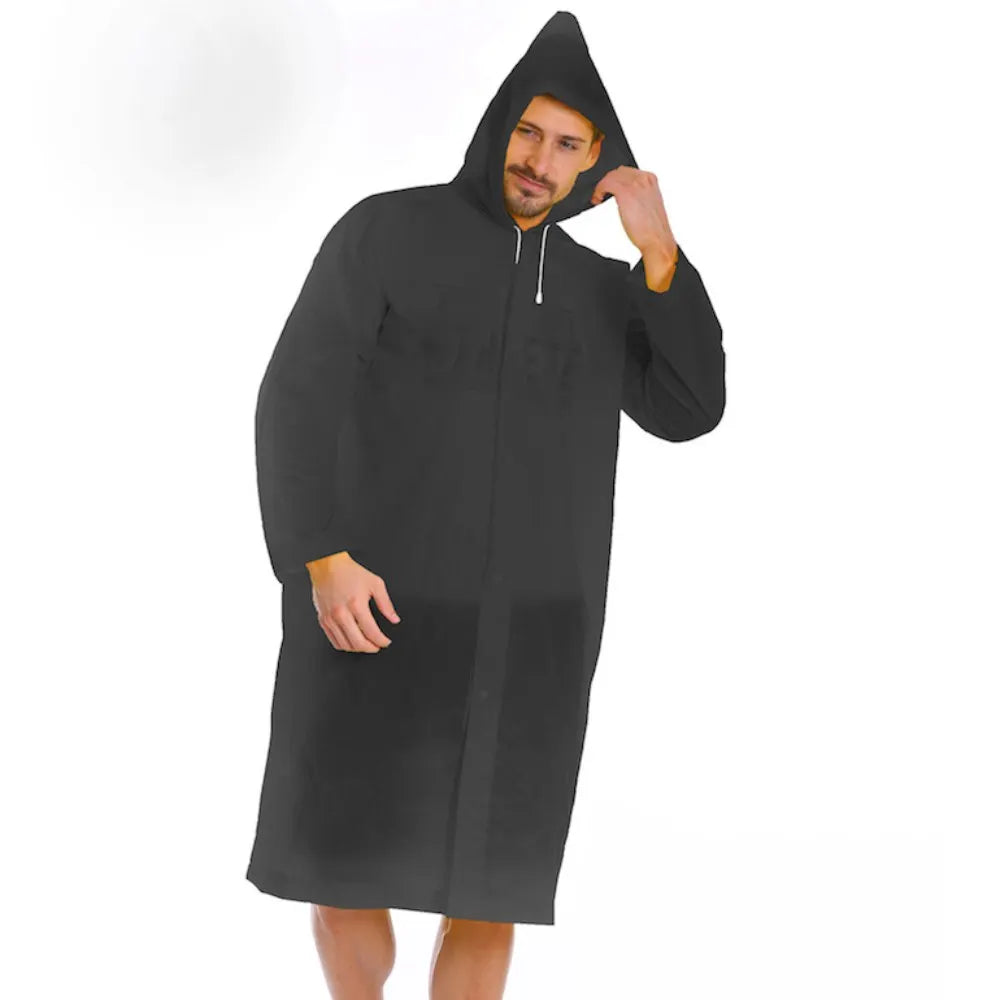 Adult Waterproof Long Raincoat Women's Men's