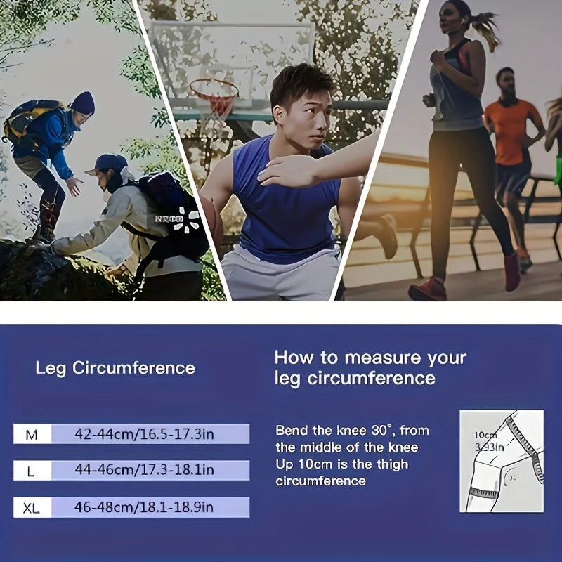 Compression knee support sleeve