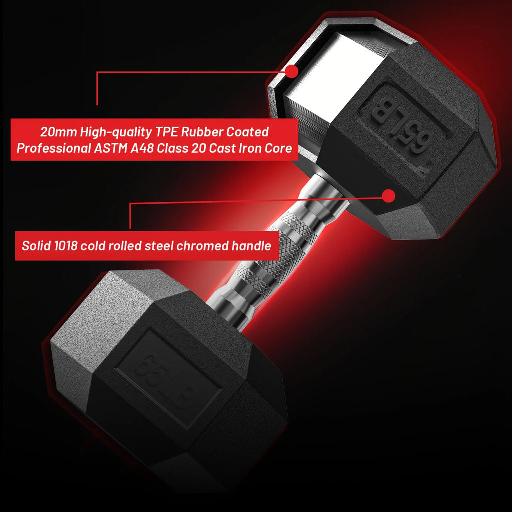 40-355LB HEX Dumbbell Set