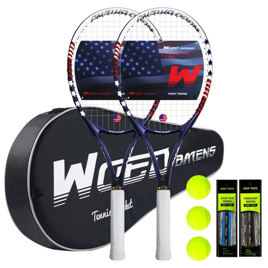 Adults 27 Inch Tennis Racquets Set