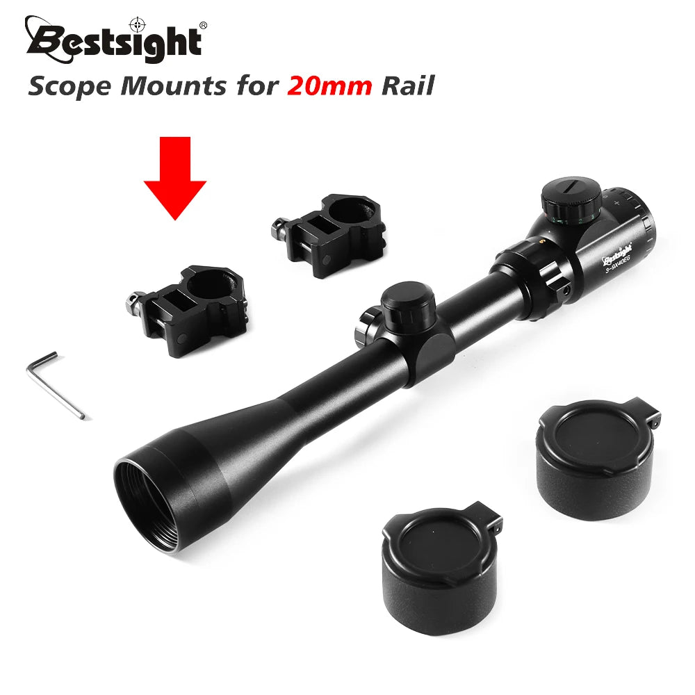 3-9x40 Hunting Scope Red or Green Illuminated