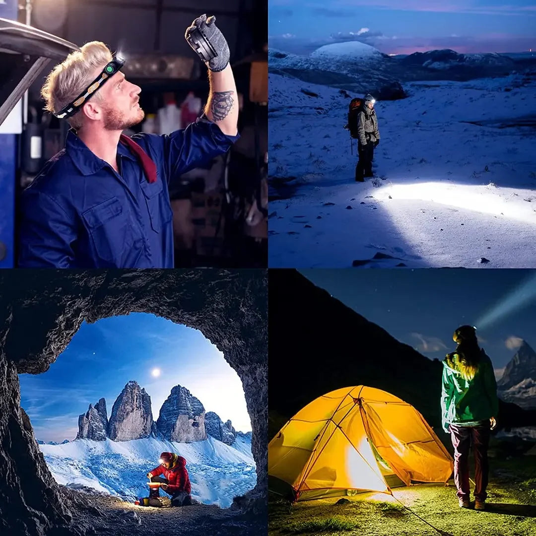 USB Rechargeable 1000LM Headlamp