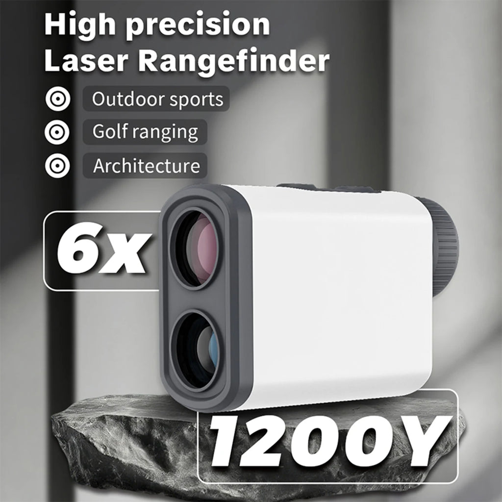 Laser Golf Rangefinder 1200 Yards 6X Mag