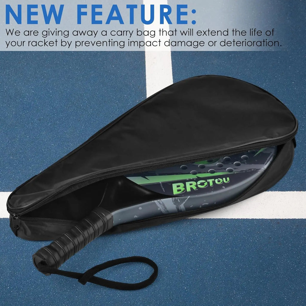 Padel Tennis Racket Carbon Fiber Surface