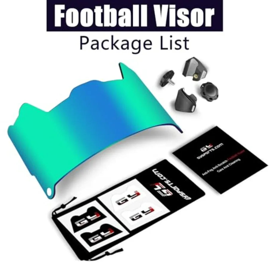 Tinted  Football Helmet Visor for Adult and Youth Football Helmets