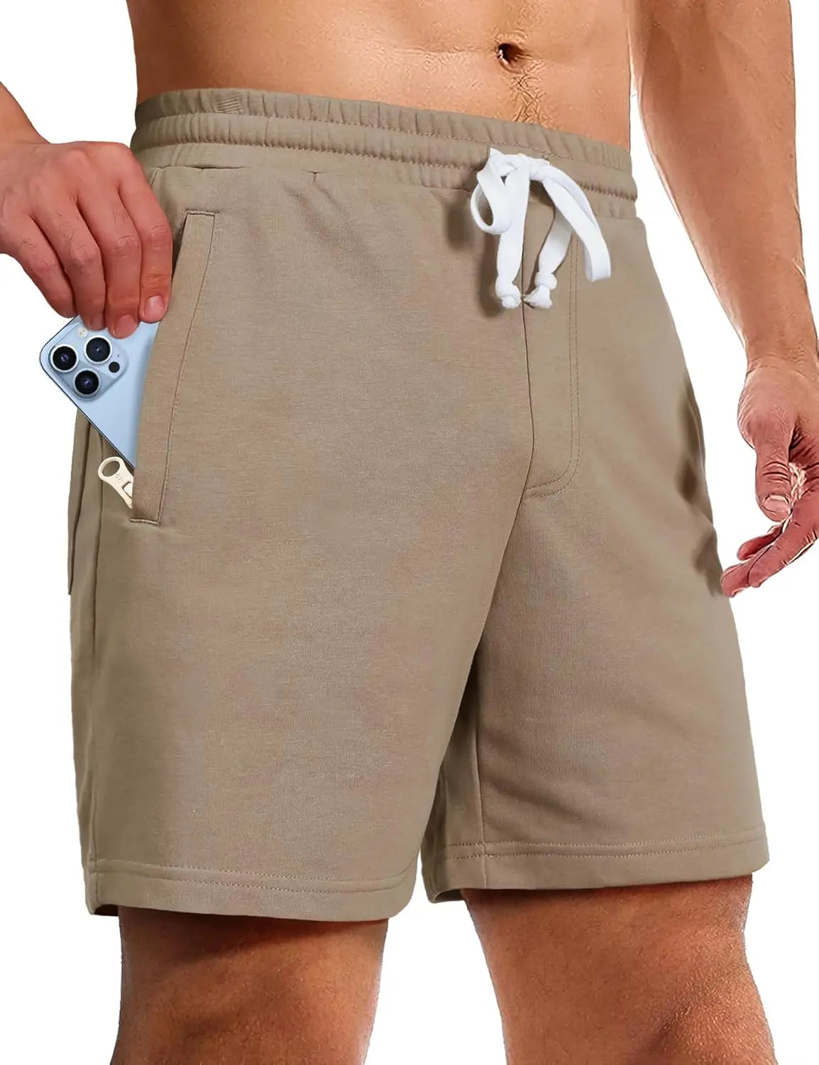 Sweat Shorts for Men 5 Inch Inseam
