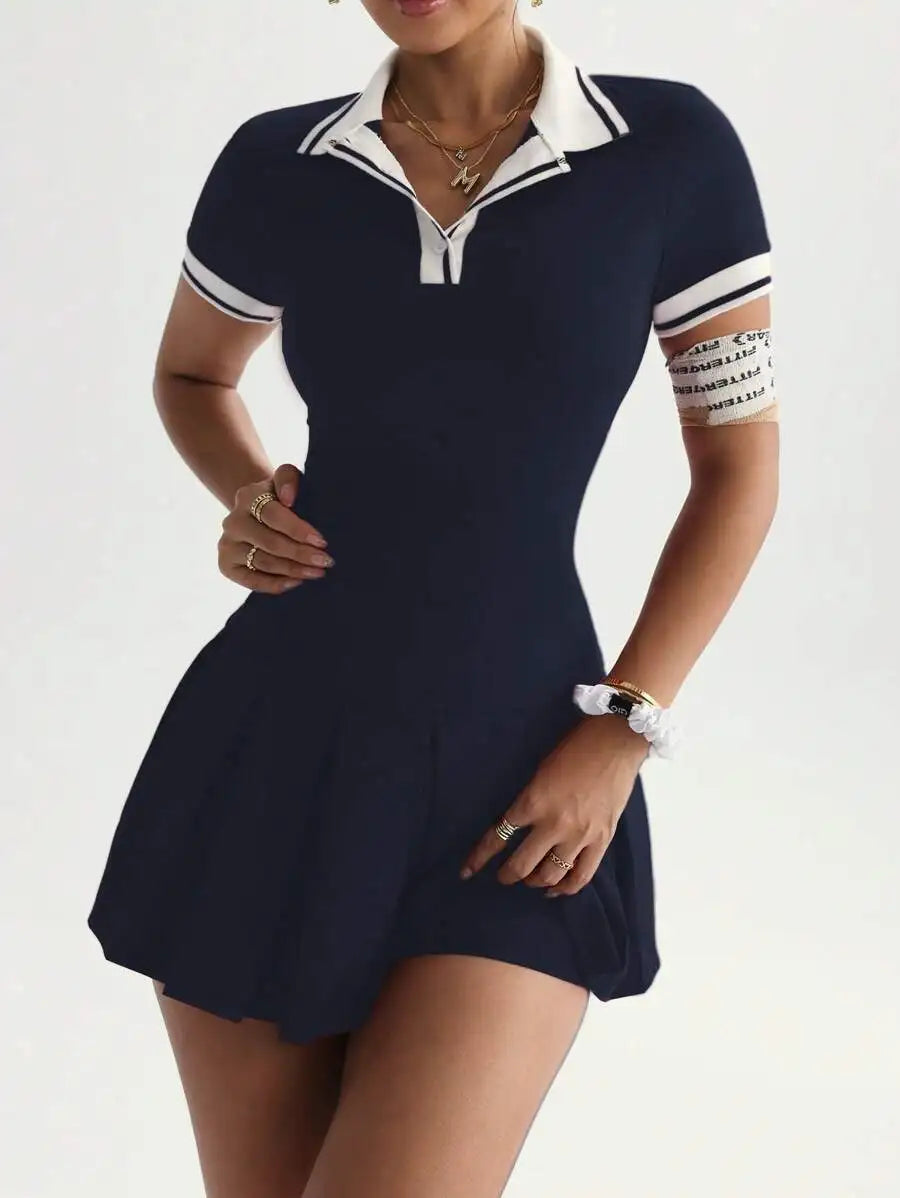 Tennis Dress With Flared Skirt