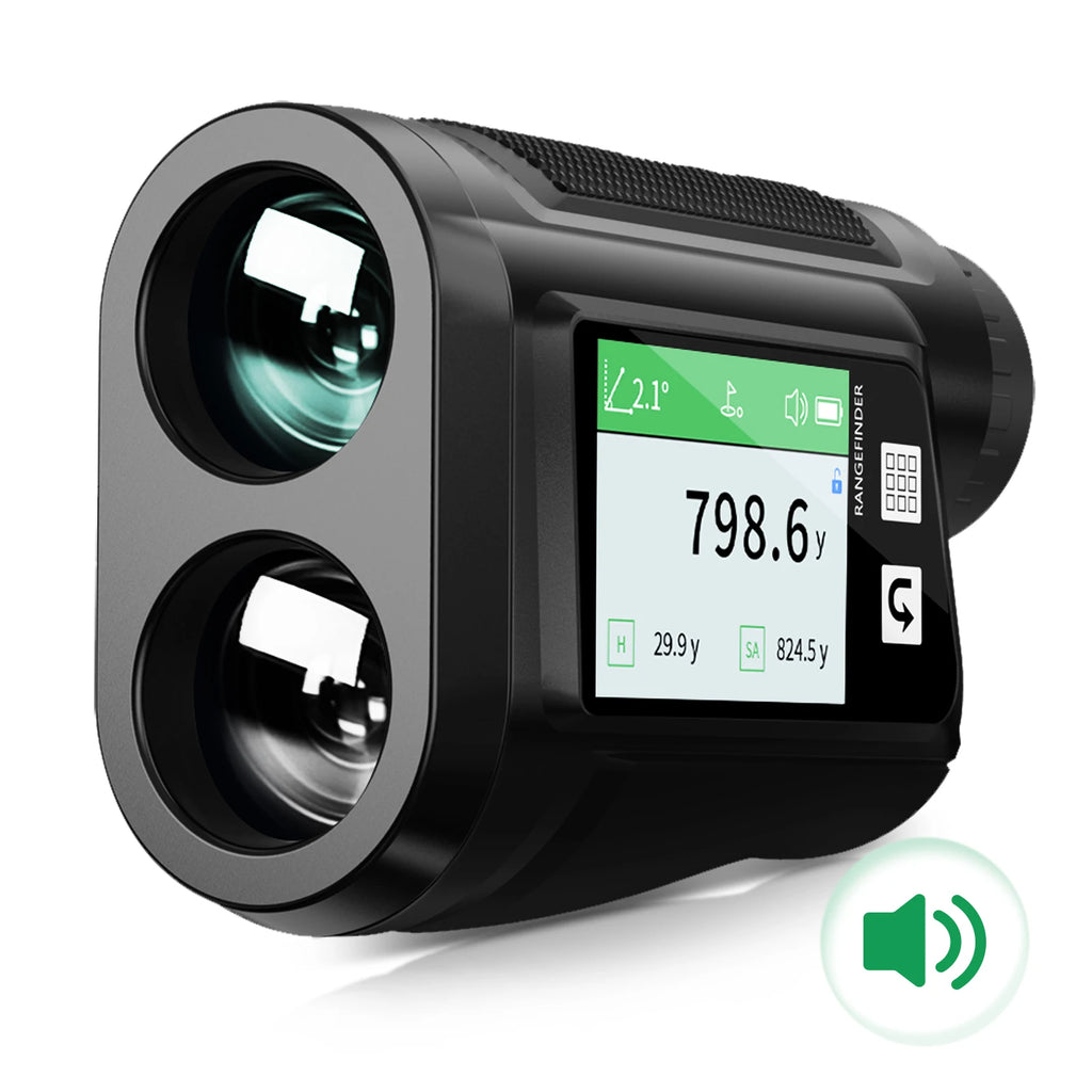 Golf Rangefinder with Voice Announcement
