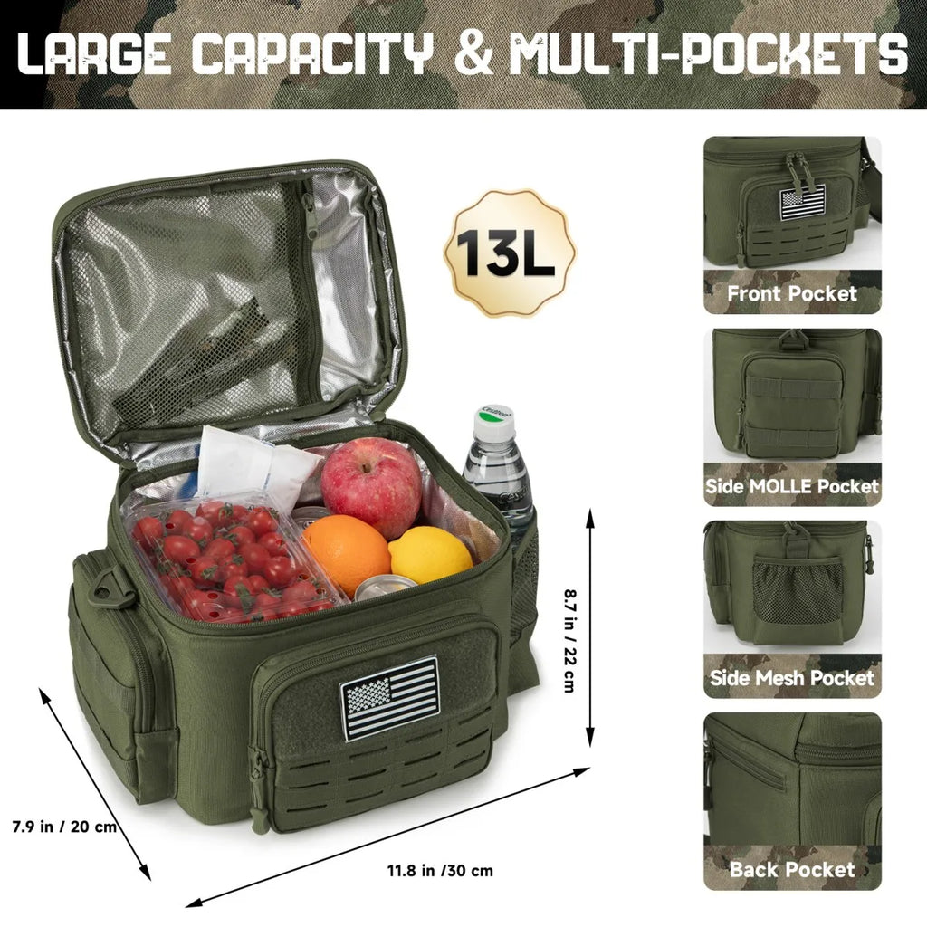 Thermal Cooler Bag Meal Camping Picnic