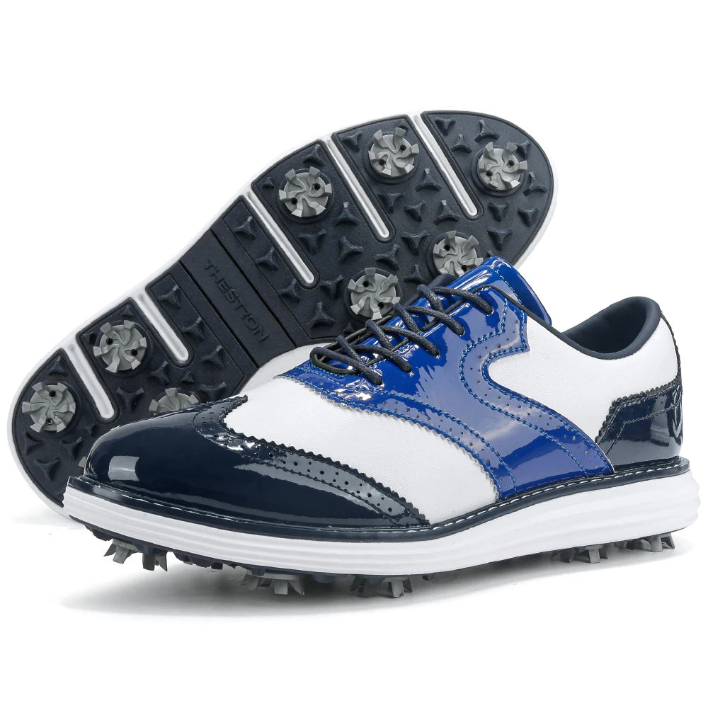 Spiked Men Golf Shoes Waterproo