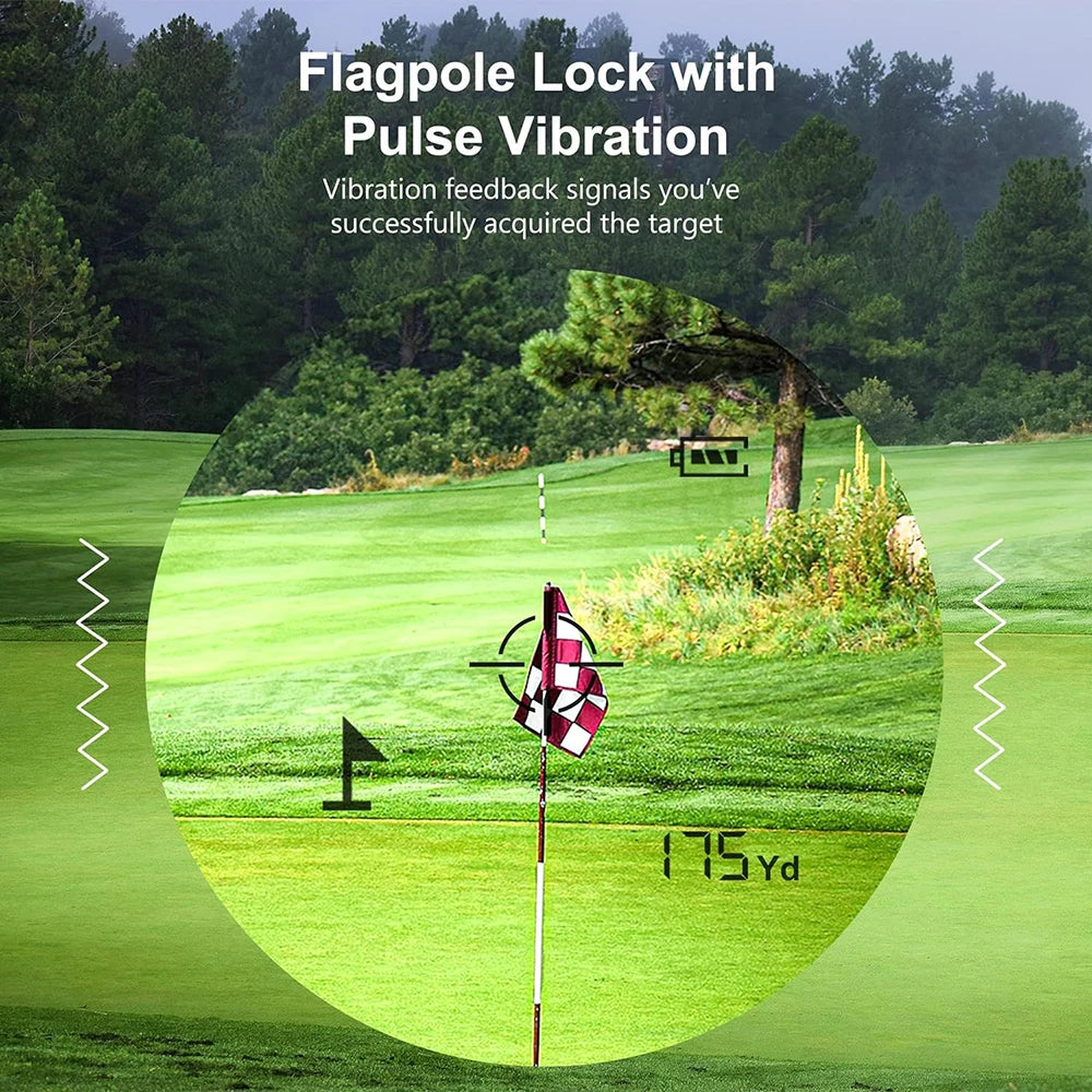 650 Yards Golf Laser Rangefinder with Slope