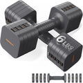 5-in-1 Adjustable Dumbbell Set of 2