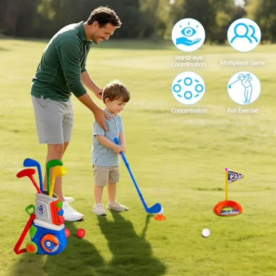 Toddler Golf Set, Plastic Golf Clubs