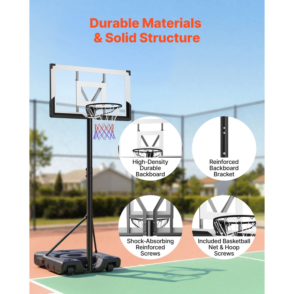 Portable Basketball Stand 10 ft Height