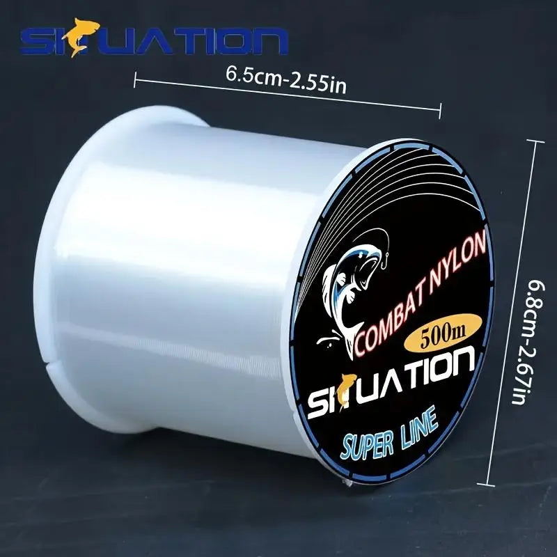White Nylon Fishing Line 500 M 547YDS