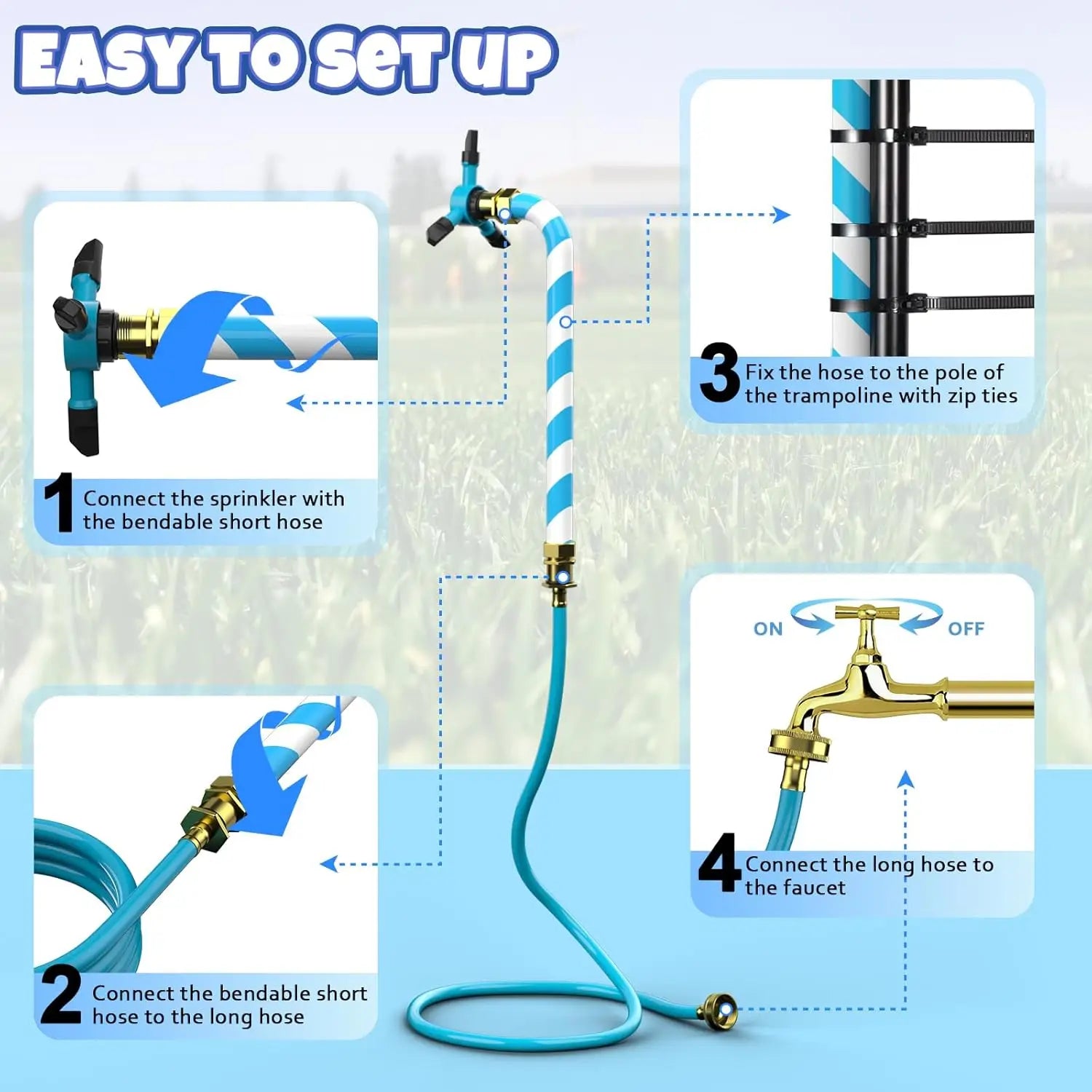 Universal Trampoline Sprinkler